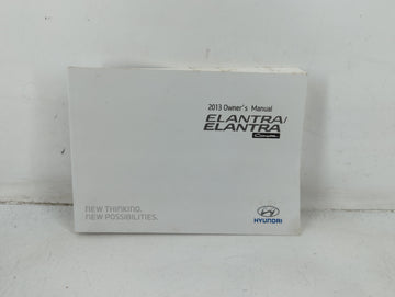 2013 Hyundai Elantra Owners Manual Book Guide P/N:A3X0-EU25D OEM Used Auto Parts - Oemusedautoparts1.com