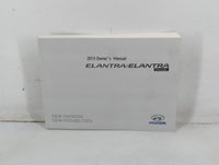 2013 Hyundai Elantra Owners Manual Book Guide P/N:D3X0-EU38R OEM Used Auto Parts - Oemusedautoparts1.com