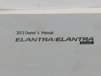 2013 Hyundai Elantra Owners Manual Book Guide P/N:D3X0-EU38R OEM Used Auto Parts - Oemusedautoparts1.com