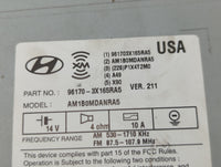 2013-2013 Hyundai Elantra Am Fm Cd Player Radio Receiver - Oemusedautoparts1.com