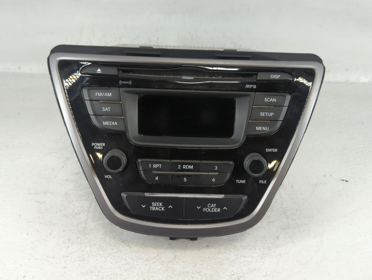 2013-2013 Hyundai Elantra Am Fm Cd Player Radio Receiver 701050 - Oemusedautoparts1.com