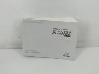 compare product 2013 Hyundai Elantra Owners Manual Book Guide P/N:A3X0-EC32G OEM Used Auto Parts