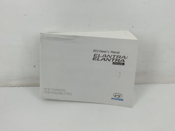 2013 Hyundai Elantra Owners Manual Book Guide P/N:A3X0-EC32G OEM Used Auto Parts - Oemusedautoparts1.com