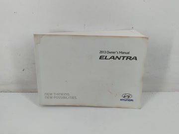 2013 Hyundai Elantra Owners Manual Book Guide P/N:A3Y0-EC28D OEM Used Auto Parts - Oemusedautoparts1.com