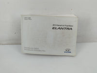 2013 Hyundai Elantra Owners Manual Book Guide P/N:A3Y0-EC28D OEM Used Auto Parts - Oemusedautoparts1.com