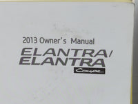 2013 Hyundai Elantra Owners Manual Book Guide P/N:A3X0-EU2NJ OEM Used Auto Parts - Oemusedautoparts1.com