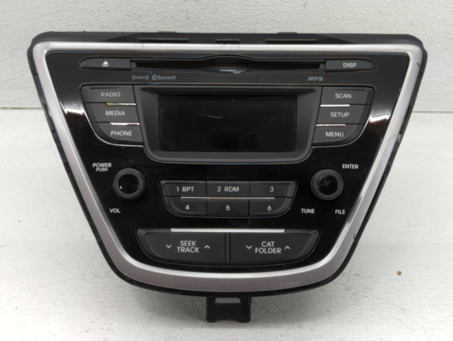 2013 Hyundai Elantra Radio AM FM Cd Player Receiver Replacement P/N:96170-3X165RA5 Fits OEM Used Auto Parts - Oemusedautopar