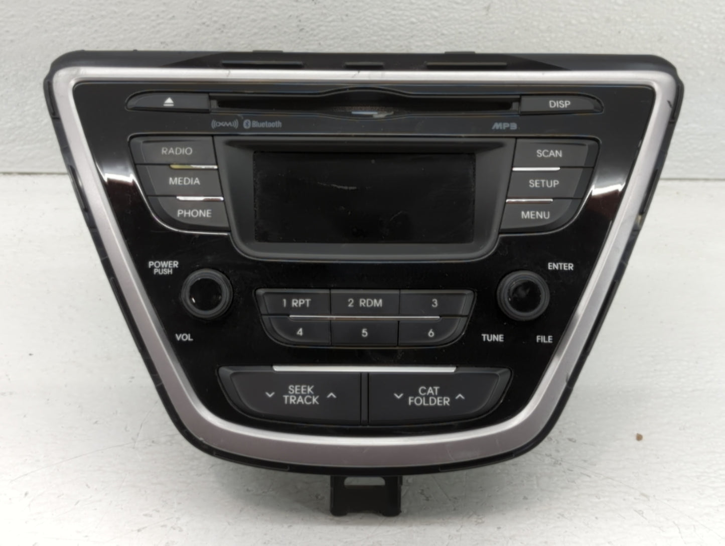 2013 Hyundai Elantra Radio AM FM Cd Player Receiver Replacement P/N:96170-3X165RA5 Fits OEM Used Auto Parts - Oemusedautopar