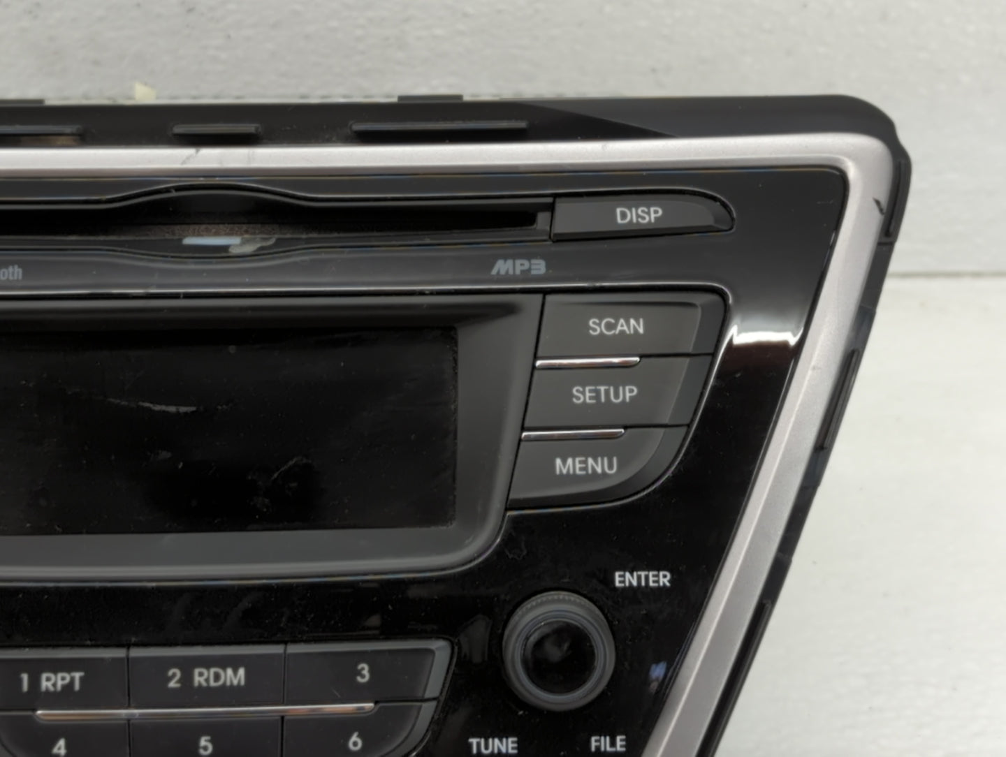 2013 Hyundai Elantra Radio AM FM Cd Player Receiver Replacement P/N:96170-3X165RA5 Fits OEM Used Auto Parts - Oemusedautopar