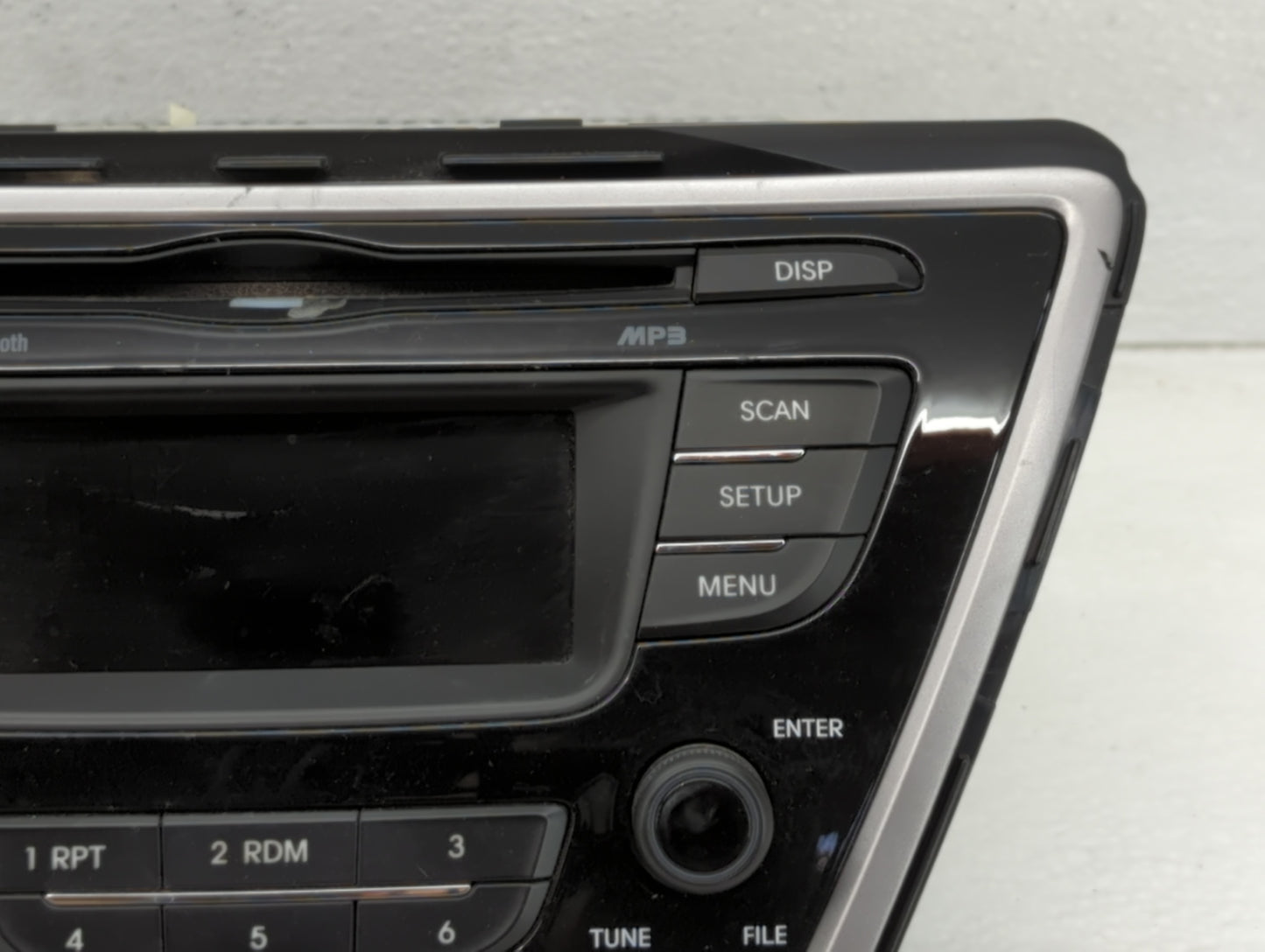 2013 Hyundai Elantra Radio AM FM Cd Player Receiver Replacement P/N:96170-3X165RA5 Fits OEM Used Auto Parts - Oemusedautopar