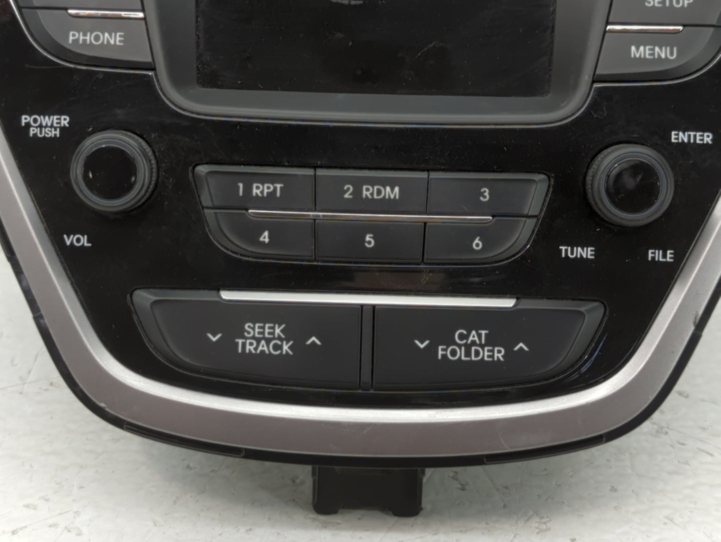 2013 Hyundai Elantra Radio AM FM Cd Player Receiver Replacement P/N:96170-3X165RA5 Fits OEM Used Auto Parts - Oemusedautopar
