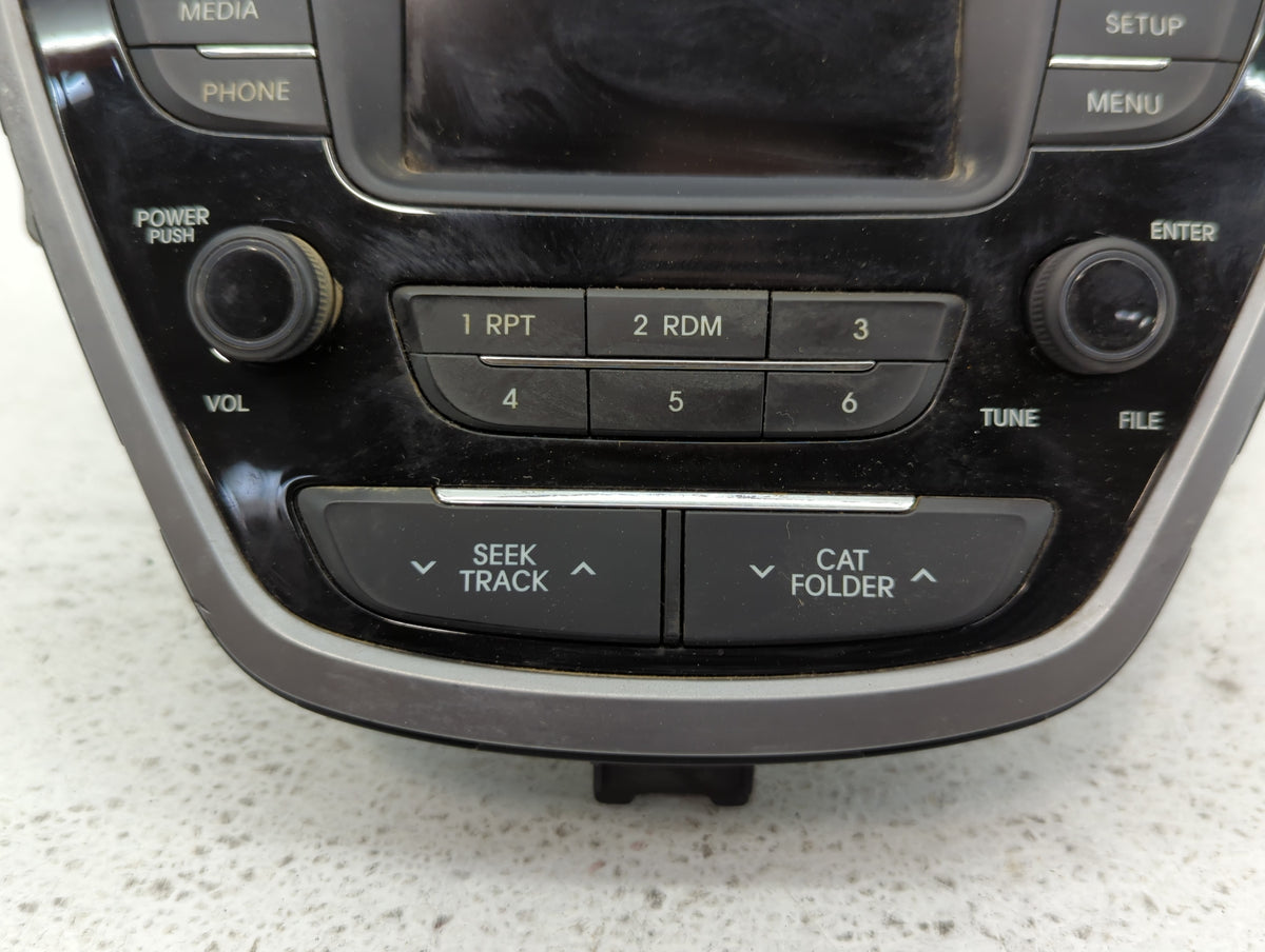 2013-2013 Hyundai Elantra Am Fm Cd Player Radio Receiver 717006 - Oemusedautoparts1.com