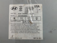 2011-2013 Hyundai Elantra Radio AM FM Cd Player Receiver Replacement P/N:96170-3X165RA5 Fits Fits 2011 2012 2013 OEM Used Au