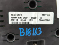 2013 Hyundai Elantra Instrument Cluster Speedometer Gauges P/N:94001-3Y520 Fits OEM Used Auto Parts - Oemusedautoparts1.com