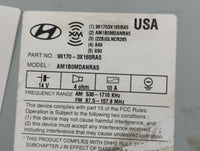 2013-2013 Hyundai Elantra Am Fm Cd Player Radio Receiver - Oemusedautoparts1.com