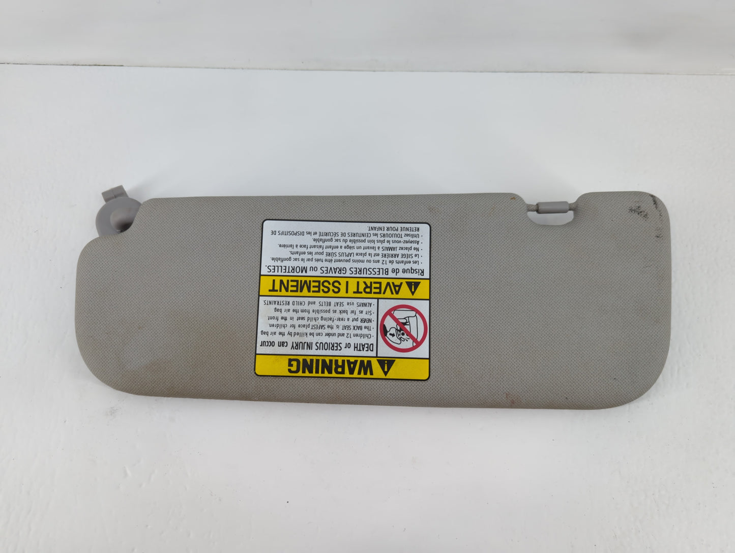 2011-2013 Hyundai Elantra Sun Visor Shade Replacement Passenger Right Mirror Fits Fits 2011 2012 2013 OEM Used Auto Parts - 