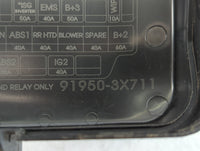 2011-2013 Hyundai Elantra Fusebox Fuse Box Panel Relay Module P/N:91950-3X711 Fits Fits 2011 2012 2013 OEM Used Auto Parts -