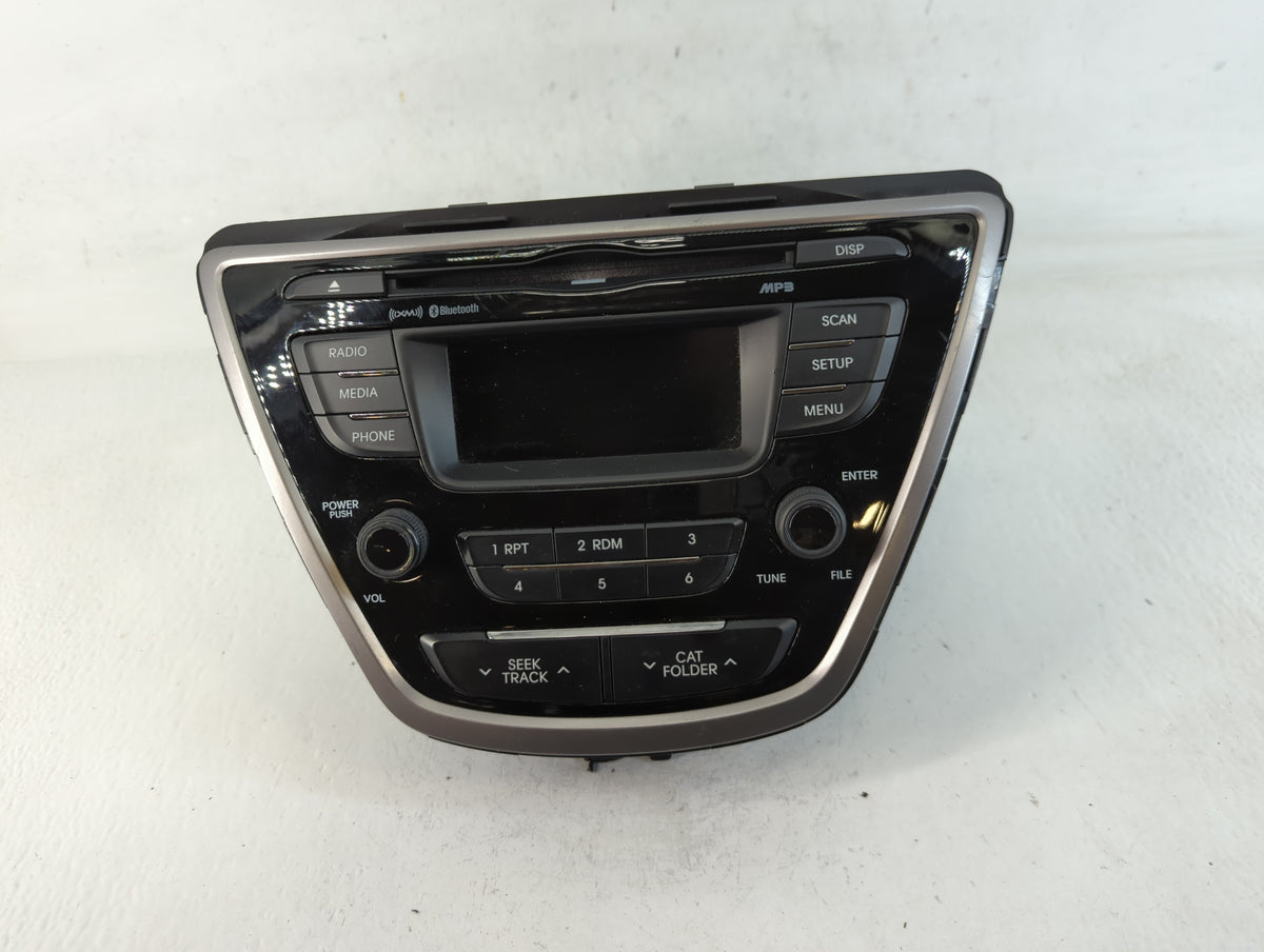 2011-2013 Hyundai Elantra Am Fm Cd Player Radio Receiver 755065 - Oemusedautoparts1.com