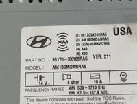 2011-2013 Hyundai Elantra Am Fm Cd Player Radio Receiver - Oemusedautoparts1.com