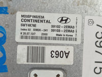 2011-2013 Hyundai Elantra PCM Engine Control Computer ECU ECM PCU OEM P/N:39103-2EMN2 39102-2EMN2 Fits Fits 2011 2012 2013 O