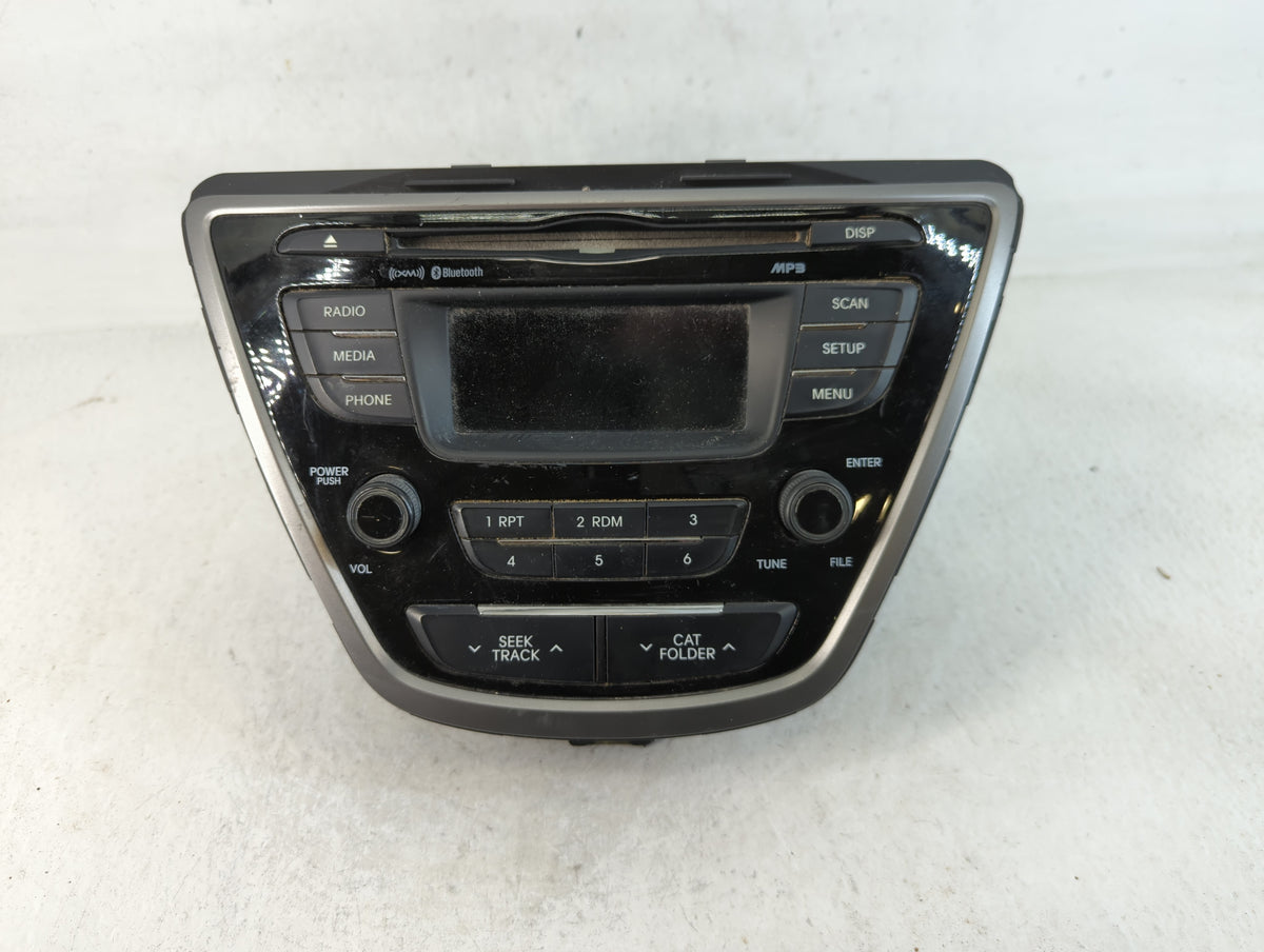 2013-2013 Hyundai Elantra Am Fm Cd Player Radio Receiver 761673 - Oemusedautoparts1.com