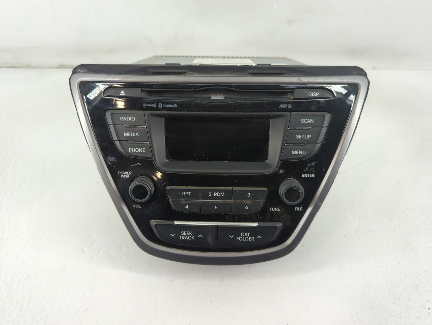 2013 Hyundai Elantra Radio AM FM Cd Player Receiver Replacement P/N:96170-3X135RA5 Fits OEM Used Auto Parts - Oemusedautopar