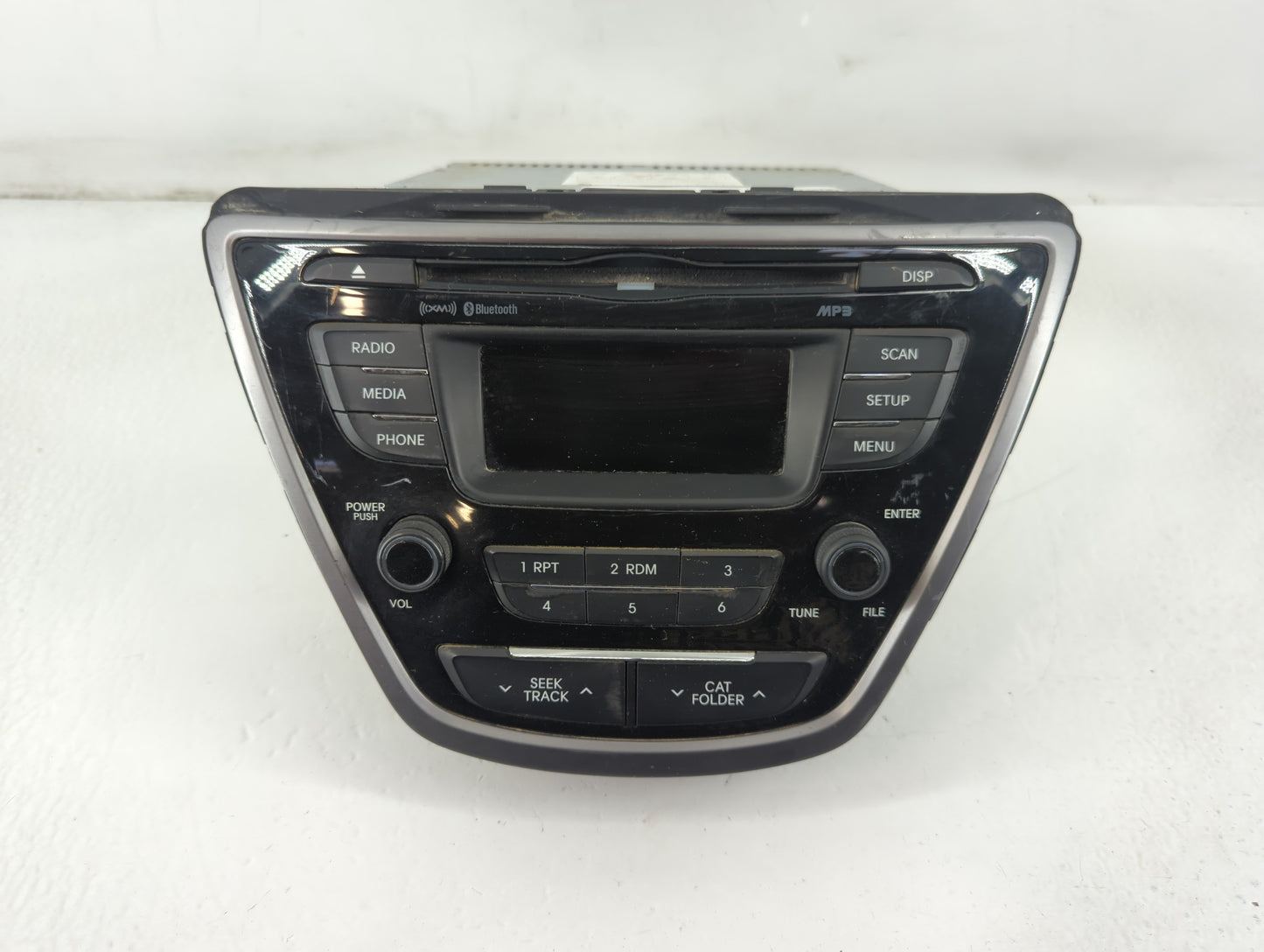 2013 Hyundai Elantra Radio AM FM Cd Player Receiver Replacement P/N:96170-3X135RA5 Fits OEM Used Auto Parts - Oemusedautopar