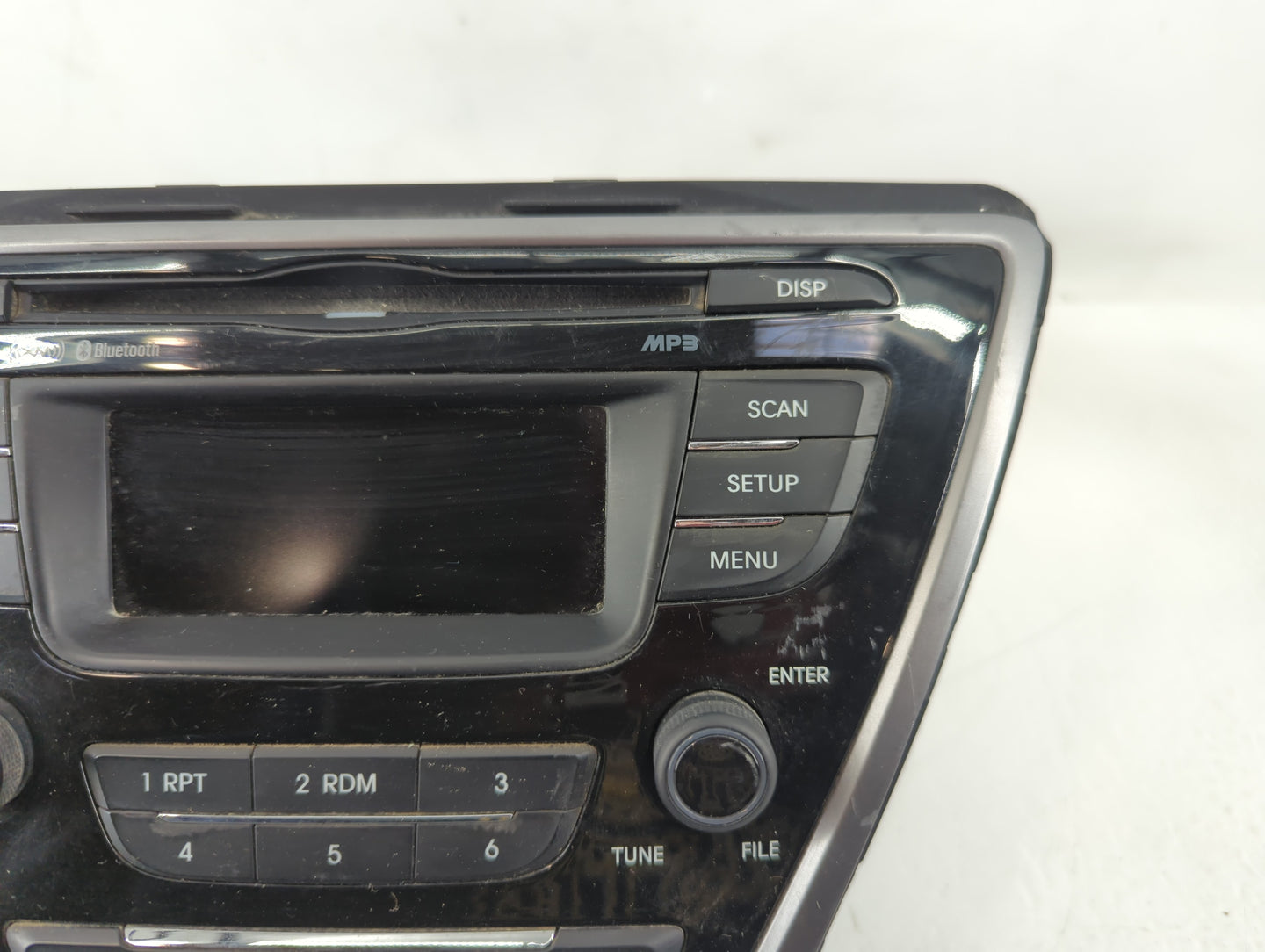 2013 Hyundai Elantra Radio AM FM Cd Player Receiver Replacement P/N:96170-3X135RA5 Fits OEM Used Auto Parts - Oemusedautopar