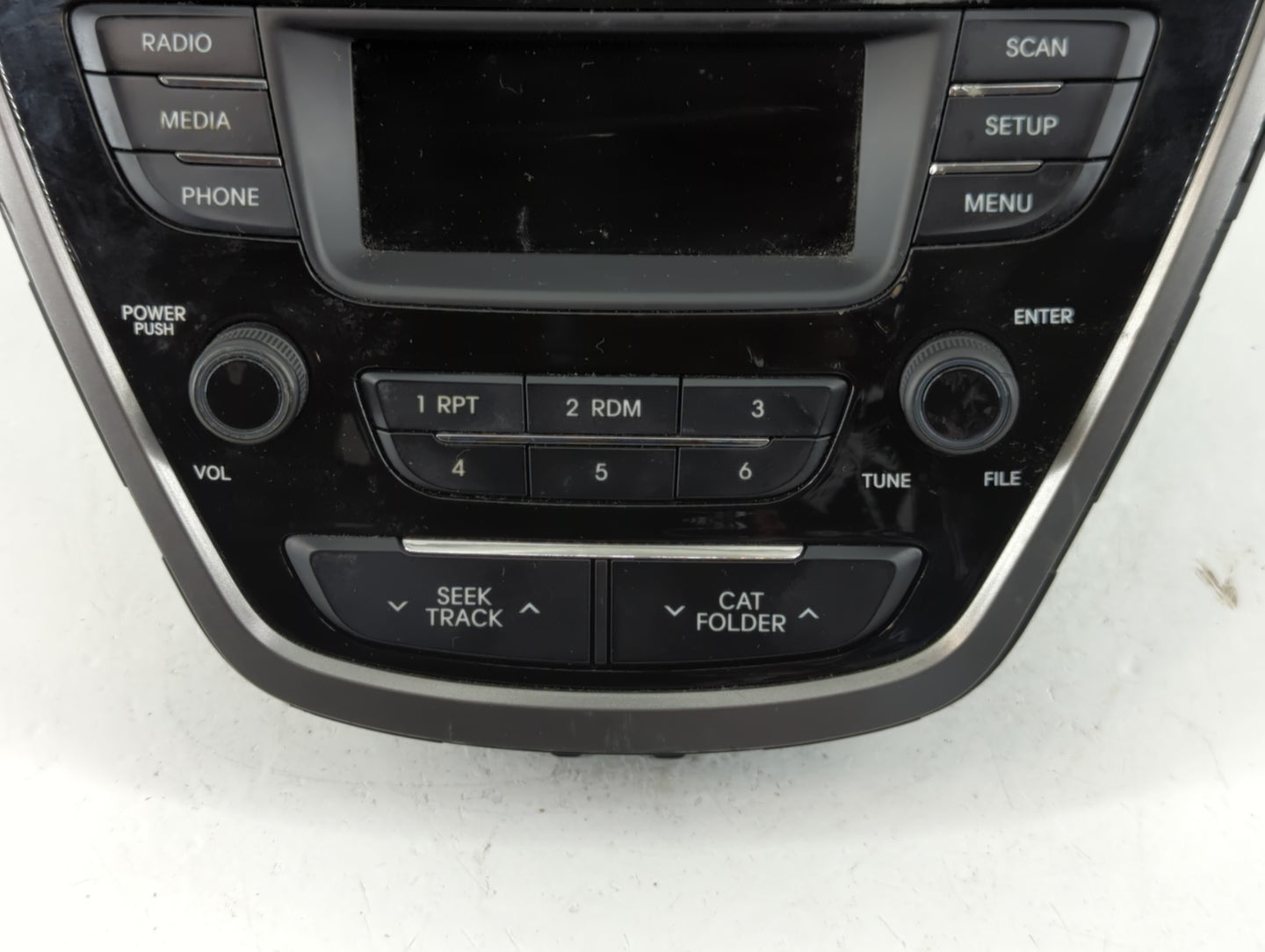 2011-2013 Hyundai Elantra Radio AM FM Cd Player Receiver Replacement P/N:96170-3X165RA5 Fits Fits 2011 2012 2013 OEM Used Au