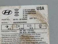 2011-2013 Hyundai Elantra Radio AM FM Cd Player Receiver Replacement P/N:96170-3X165RA5 Fits Fits 2011 2012 2013 OEM Used Au