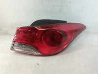 2011-2013 Hyundai Elantra Tail Light Assembly Passenger Right OEM P/N:92402-3Y Fits Fits 2011 2012 2013 OEM Used Auto Parts 