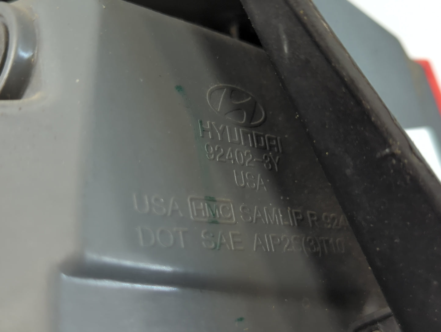 2011-2013 Hyundai Elantra Tail Light Assembly Passenger Right OEM P/N:92402-3Y Fits Fits 2011 2012 2013 OEM Used Auto Parts 