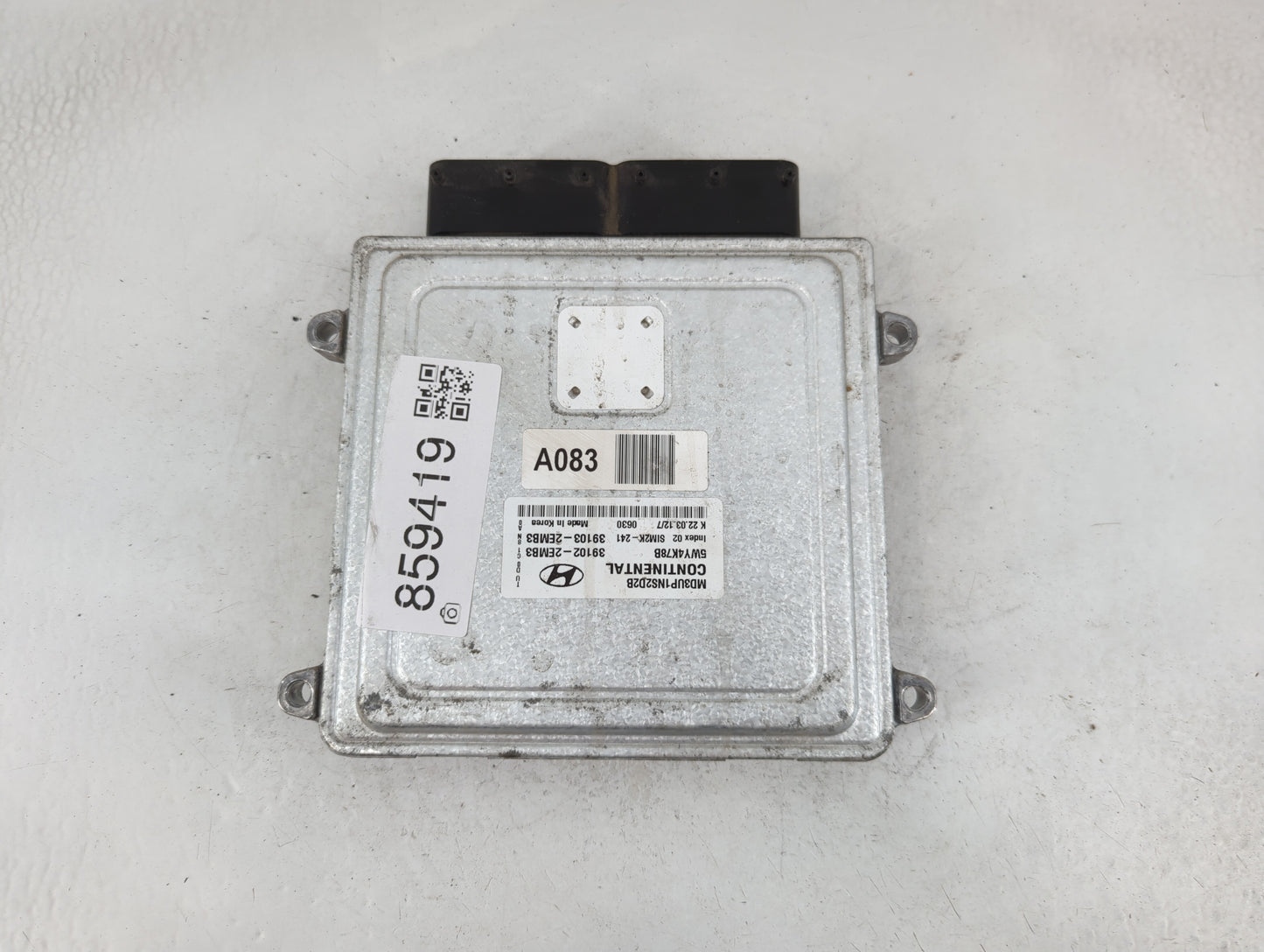 2011-2013 Hyundai Elantra PCM Engine Control Computer ECU ECM PCU OEM P/N:39103-2EMB3 39102-2EMB3 Fits Fits 2011 2012 2013 O