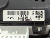 2013 Hyundai Elantra Instrument Cluster Speedometer Gauges P/N:94053-A5510 Fits OEM Used Auto Parts - Oemusedautoparts1.com