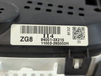 2013 Hyundai Elantra Instrument Cluster Speedometer Gauges P/N:11002-285000H 94001-3X215 Fits OEM Used Auto Parts - Oemuseda