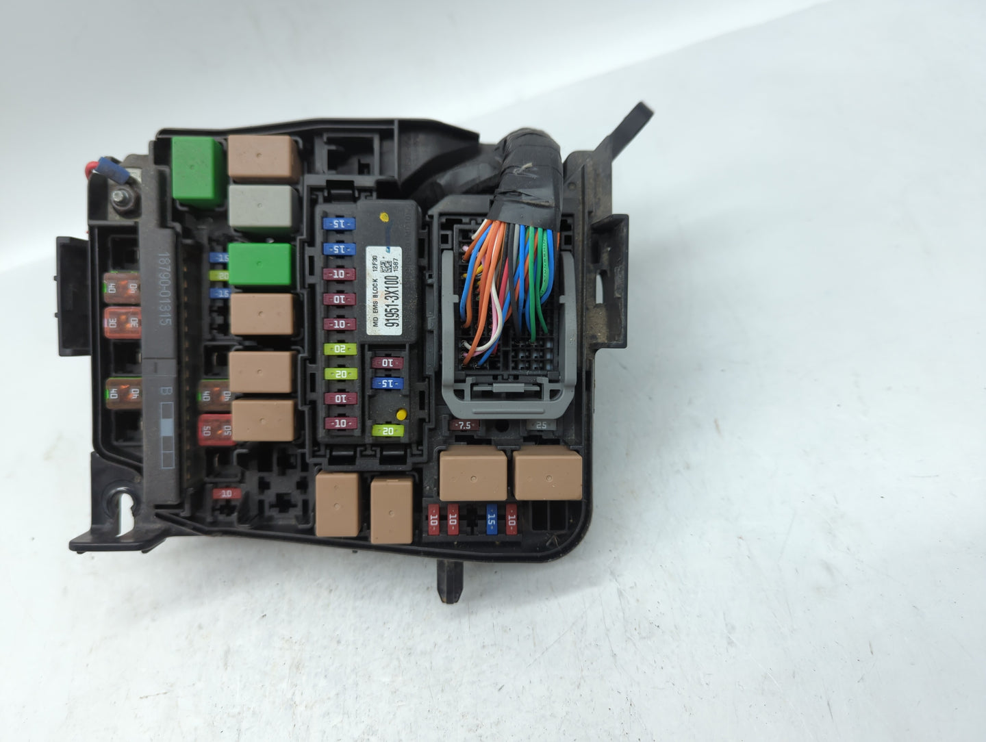 2013 Hyundai Elantra Coupe Fusebox Fuse Box Panel Relay Module P/N:91950-3X510 Fits Fits 2011 2012 OEM Used Auto Parts - Oem