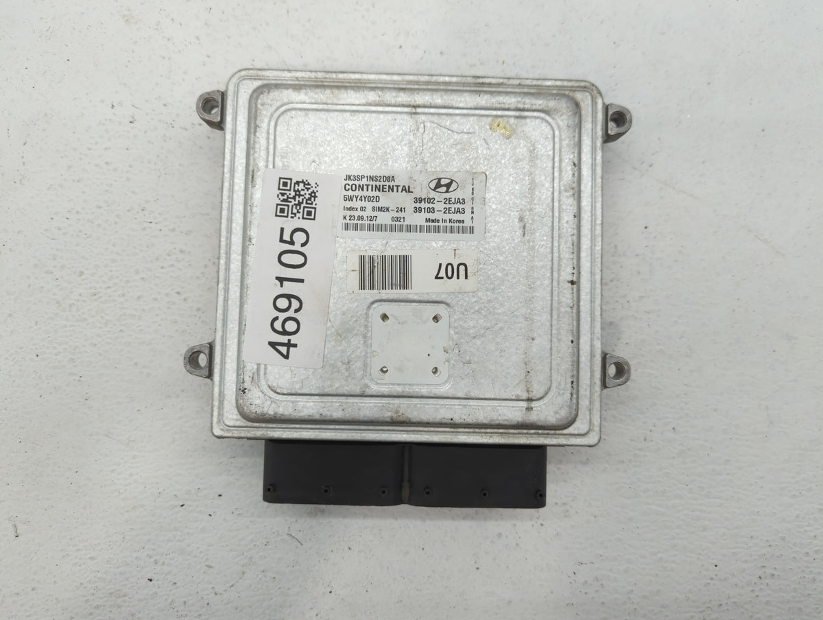 2013 Hyundai Elantra Coupe PCM Engine Control Computer ECU ECM PCU OEM P/N:39102-2EJA3 OEM Used Auto Parts - Oemusedautopart