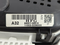2013 Hyundai Elantra Coupe Instrument Cluster Speedometer Gauges P/N:94001-3X610 Miles: Fits OEM Used Auto Parts - Oemusedau