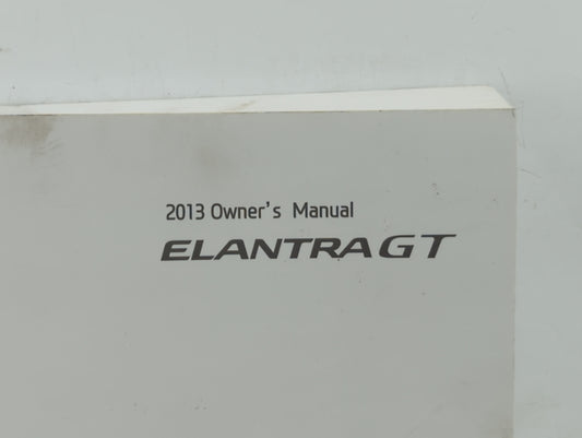 2013 Hyundai Elantra Gt Owners Manual Book Guide OEM Used Auto Parts