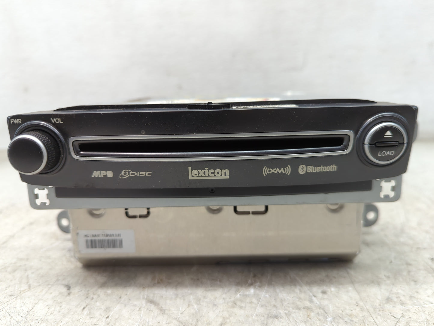 2011-2013 Hyundai Equus Radio AM FM Cd Player Receiver Replacement P/N:96560-3N100 BE H012 Fits Fits 2011 2012 2013 OEM Used
