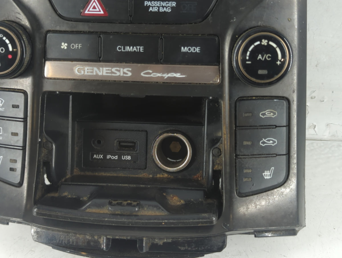 2013 Hyundai Genesis Radio AM FM Cd Player Receiver Replacement P/N:94300-2M850 OEM Used Auto Parts - Oemusedautoparts1.com
