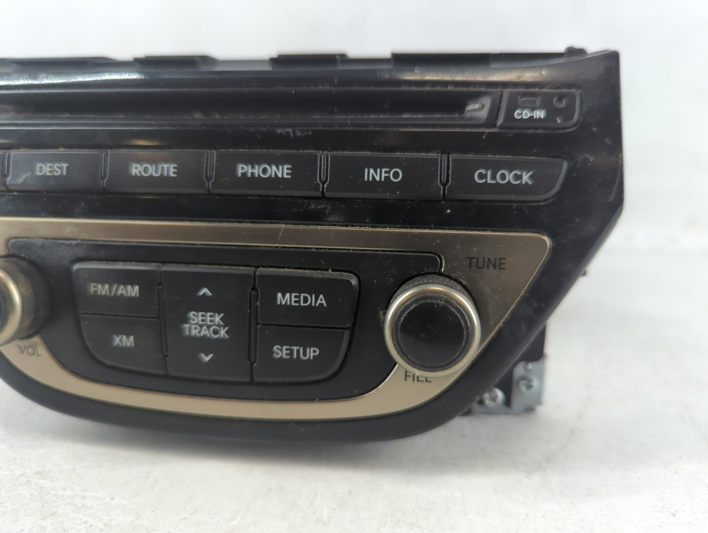 2013-2015 Hyundai Genesis Radio AM FM Cd Player Receiver Replacement P/N:96560-2M770YHG Fits Fits 2013 2014 2015 OEM Used Au