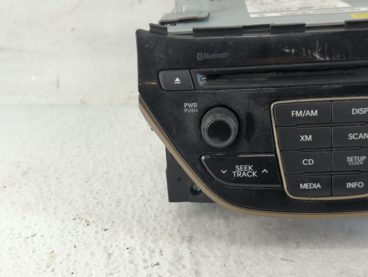 2013 Hyundai Genesis Radio AM FM Cd Player Receiver Replacement P/N:96180-2M117YHG Fits OEM Used Auto Parts - Oemusedautopar