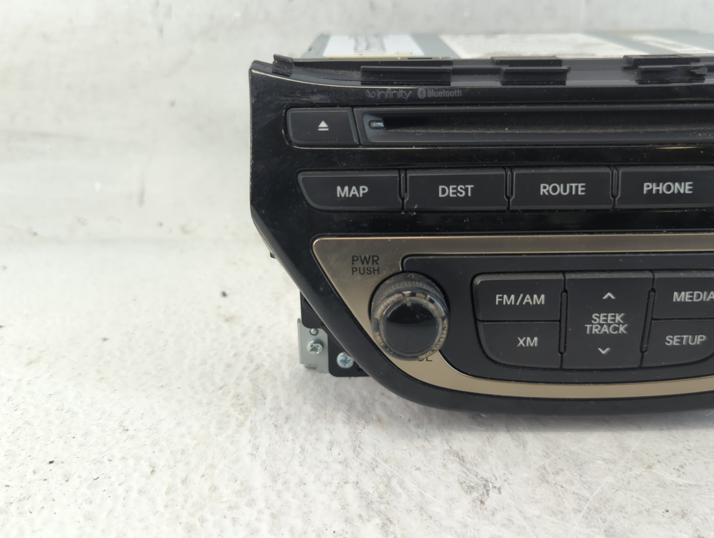 2013-2015 Hyundai Genesis Radio AM FM Cd Player Receiver Replacement P/N:96560-2M760YHG Fits Fits 2013 2014 2015 OEM Used Au