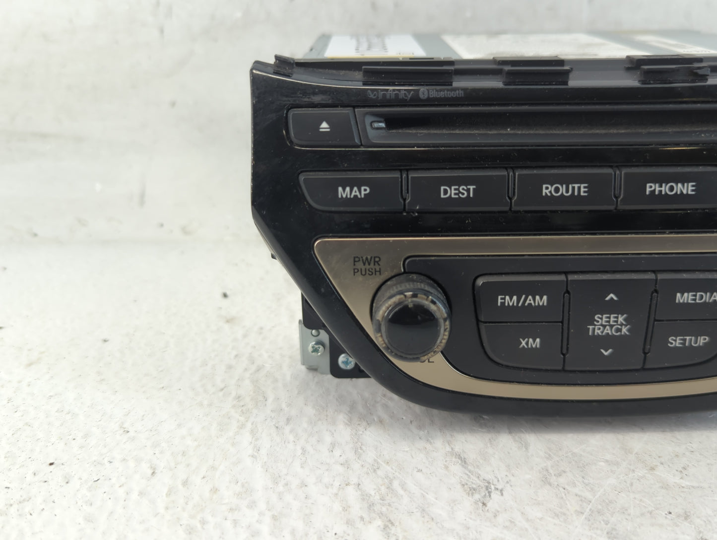 2013-2015 Hyundai Genesis Radio AM FM Cd Player Receiver Replacement P/N:96560-2M760YHG Fits Fits 2013 2014 2015 OEM Used Au