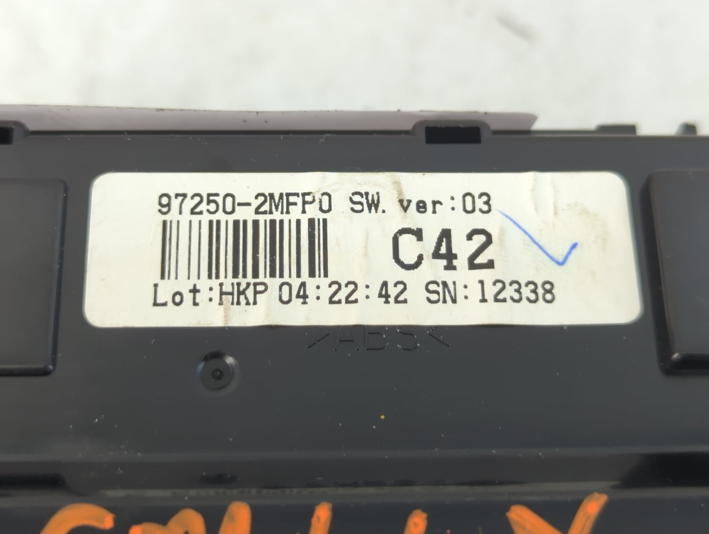 2013-2016 Hyundai Genesis Climate Control Module Temperature AC/Heater Replacement P/N:97250-2MFP0 Fits Fits 2013 2014 2015 