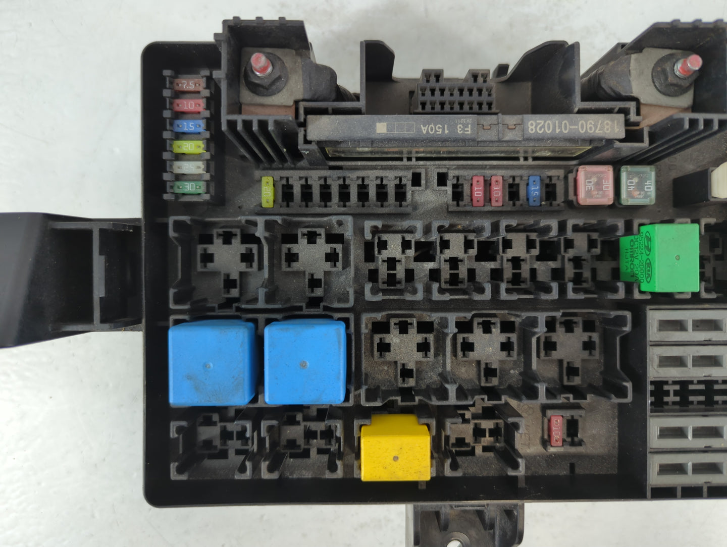 2013-2014 Hyundai Genesis Fusebox Fuse Box Panel Relay Module P/N:6B62 91263 2M6 Fits Fits 2013 2014 OEM Used Auto Parts - O
