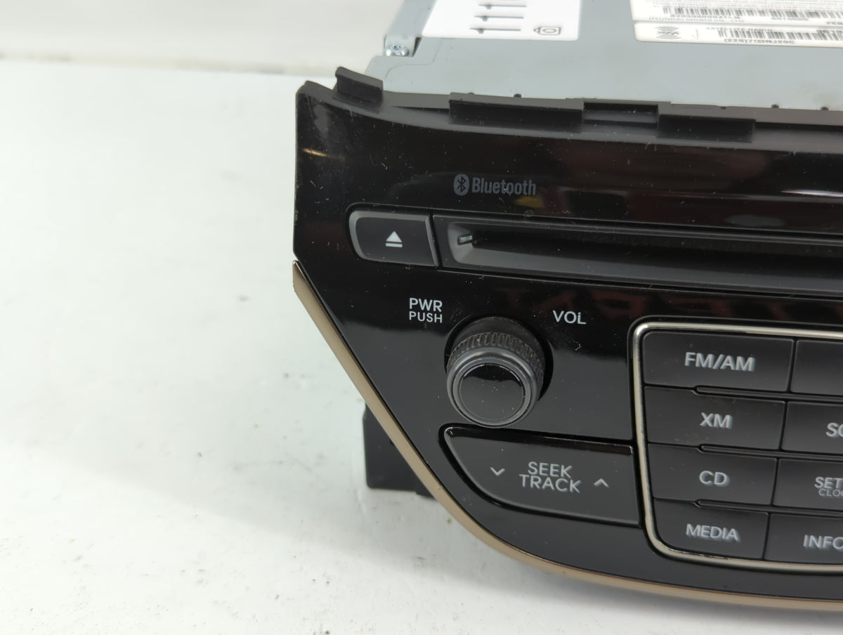 2013 Hyundai Genesis Radio AM FM Cd Player Receiver Replacement P/N:96180-2M117YHG OEM Used Auto Parts - Oemusedautoparts1.c