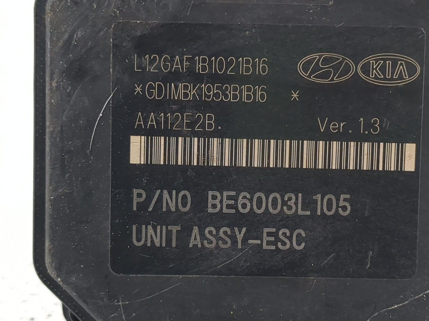 2013 Hyundai Genesis ABS Pump Control Module Replacement P/N:BE6003L105 Fits OEM Used Auto Parts - Oemusedautoparts1.com