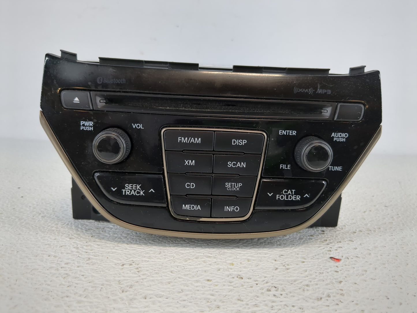2013-2015 Hyundai Genesis Radio AM FM Cd Player Receiver Replacement P/N:96180-2M117YHG Fits Fits 2013 2014 2015 OEM Used Au